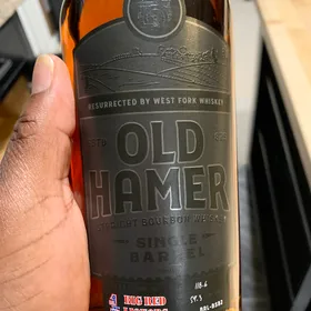 Old Hamer Straight Bourbon Whiskey Single Barrel Big Red Liquors