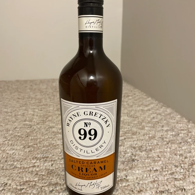 Wayne Gretzky 99 salted caramel Canadian cream
