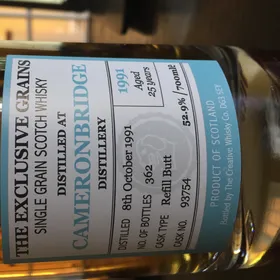 Cameronbridge 1991 25 Year (The Exclusive Grains)
