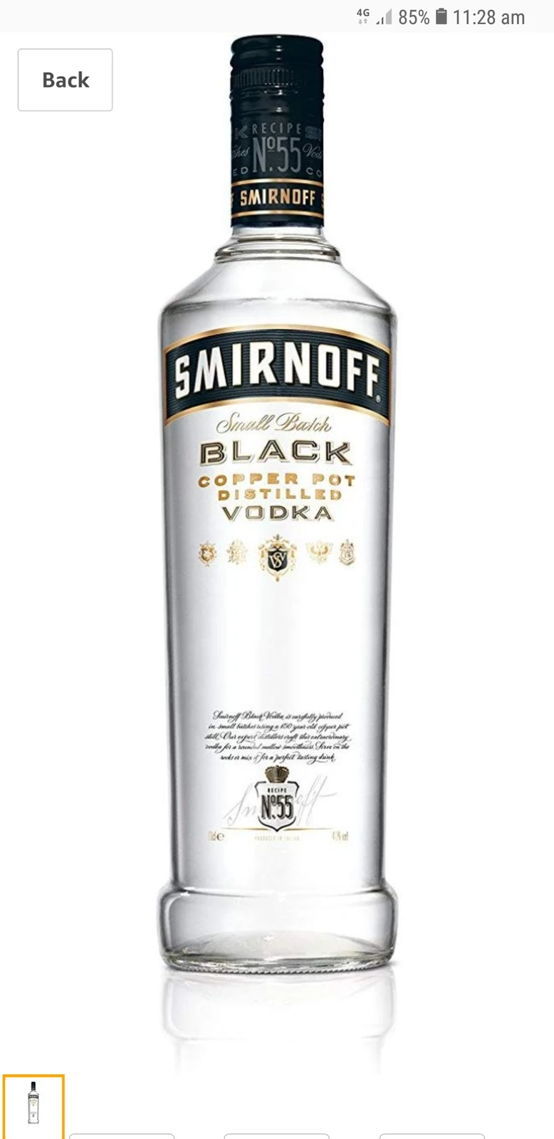 Smirnoff Black Label