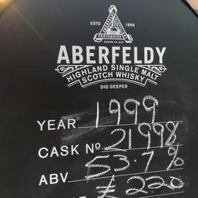 Aberfeldy 1999 - cask nr. 21997
