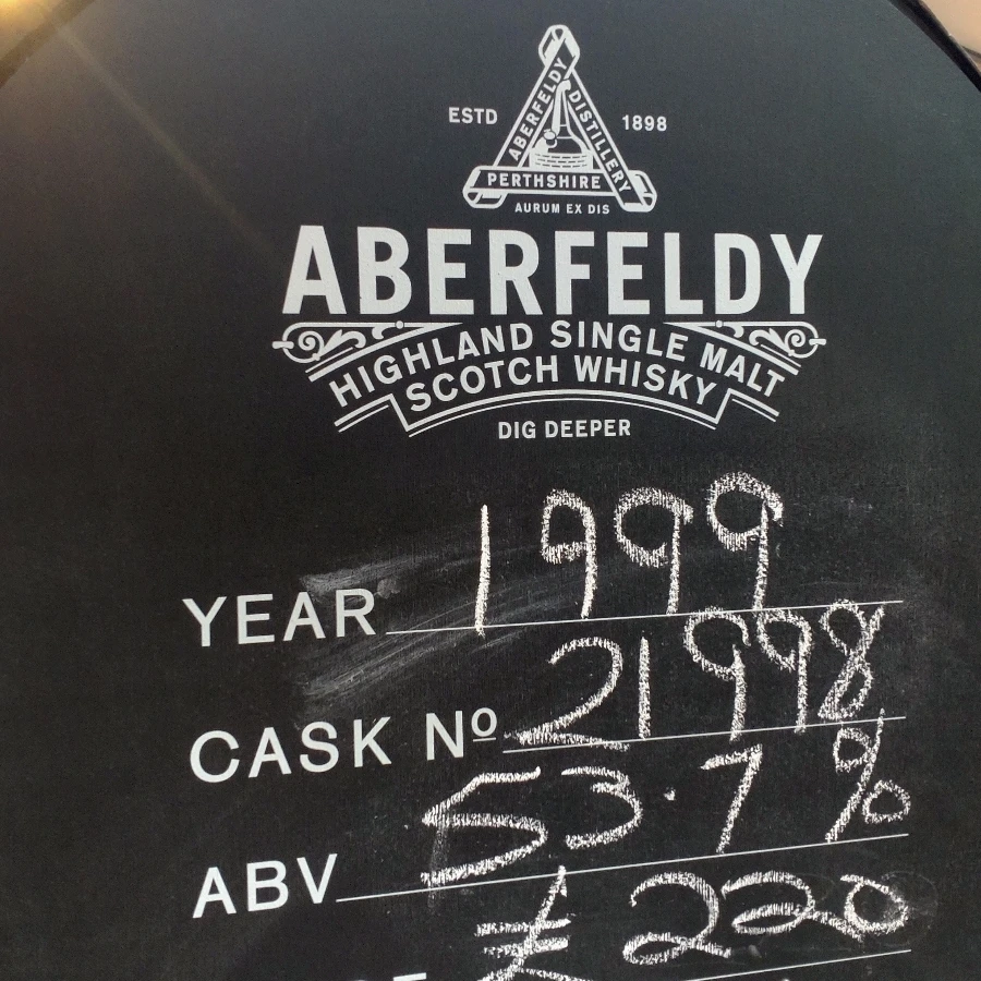 Aberfeldy 1999 - cask nr. 21997