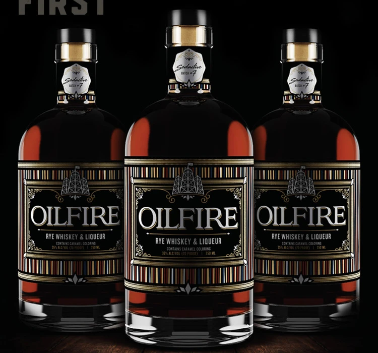 Oilfire Rye Whiskey & Liqueur