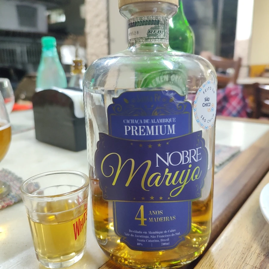 CACHAÇA NOBRE MARUJO 4 MADEIRAS 4 ANOS