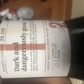 Dark and dangerously good 26.119 (SMWS)