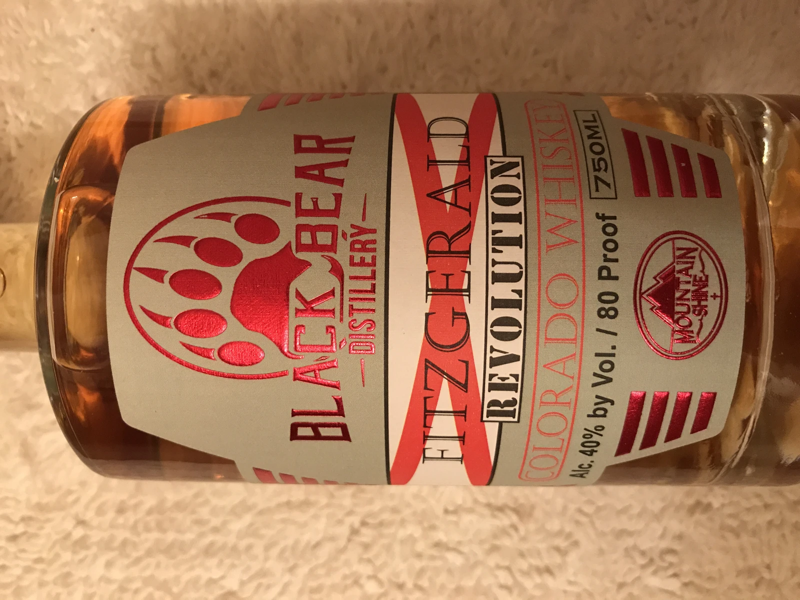 Black Bear Fitzgerald Revolution Colorado Whiskey