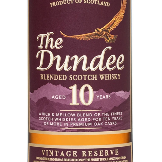 The Dundee Blended Scotch Whisky 10 Years Old Vintage Reserve