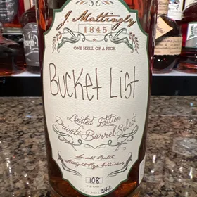 J. Mattingly 1845 Private Barrel Select Rye "Bucket List"
