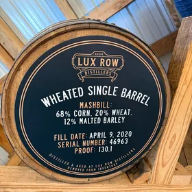 Lux Row Wheated Single Barrel 46963 130.1 Proof