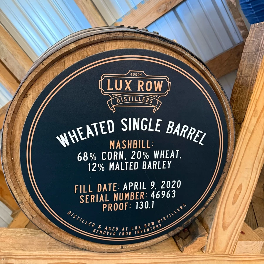Lux Row Wheated Single Barrel 46963 130.1 Proof