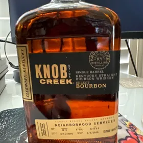 Knob Creek Single Barrel Select Bourbon - Neighborhood Servixes Pick - WH W-X, Floor F-04, Rick 045 - 15 year