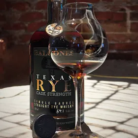 Balcones Rye, Single Barrel bottled for Total Wine, barrel proof