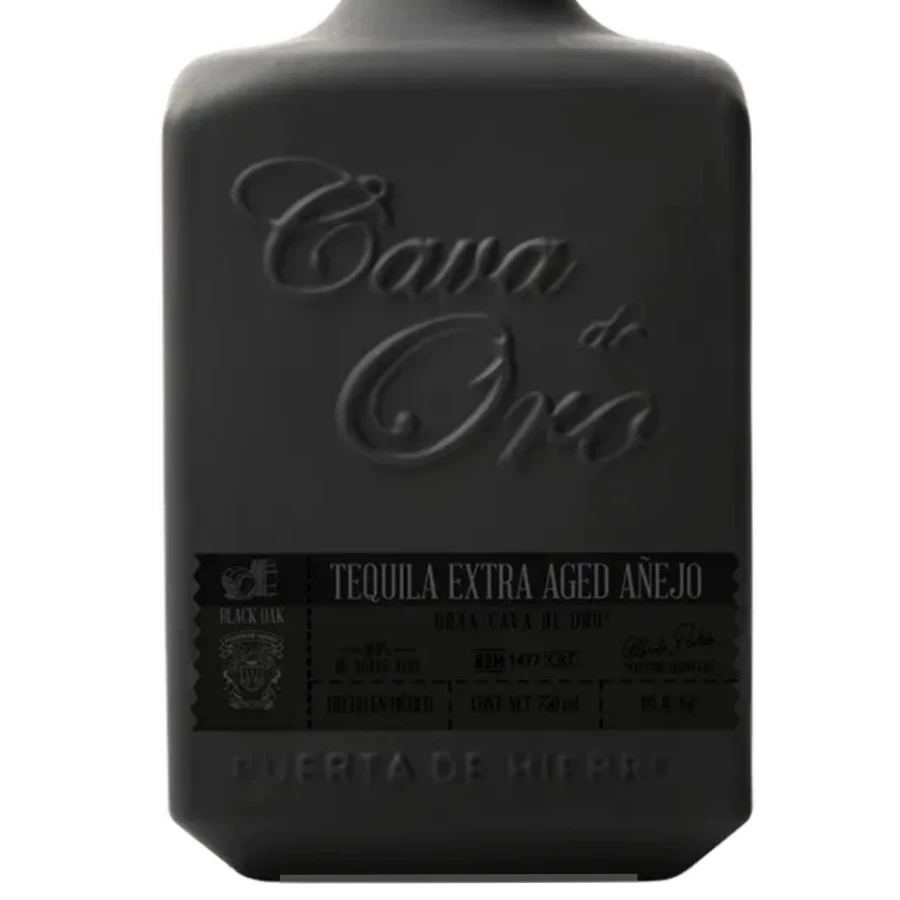 Cava de Oro Extra Aged Anejo Black Tequila