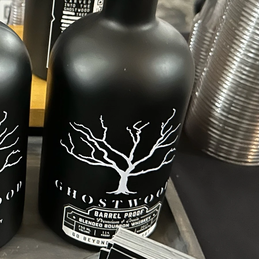 Ghostwood Premium 4 Grain Blended Bourbon Whiskey Barrel Proof