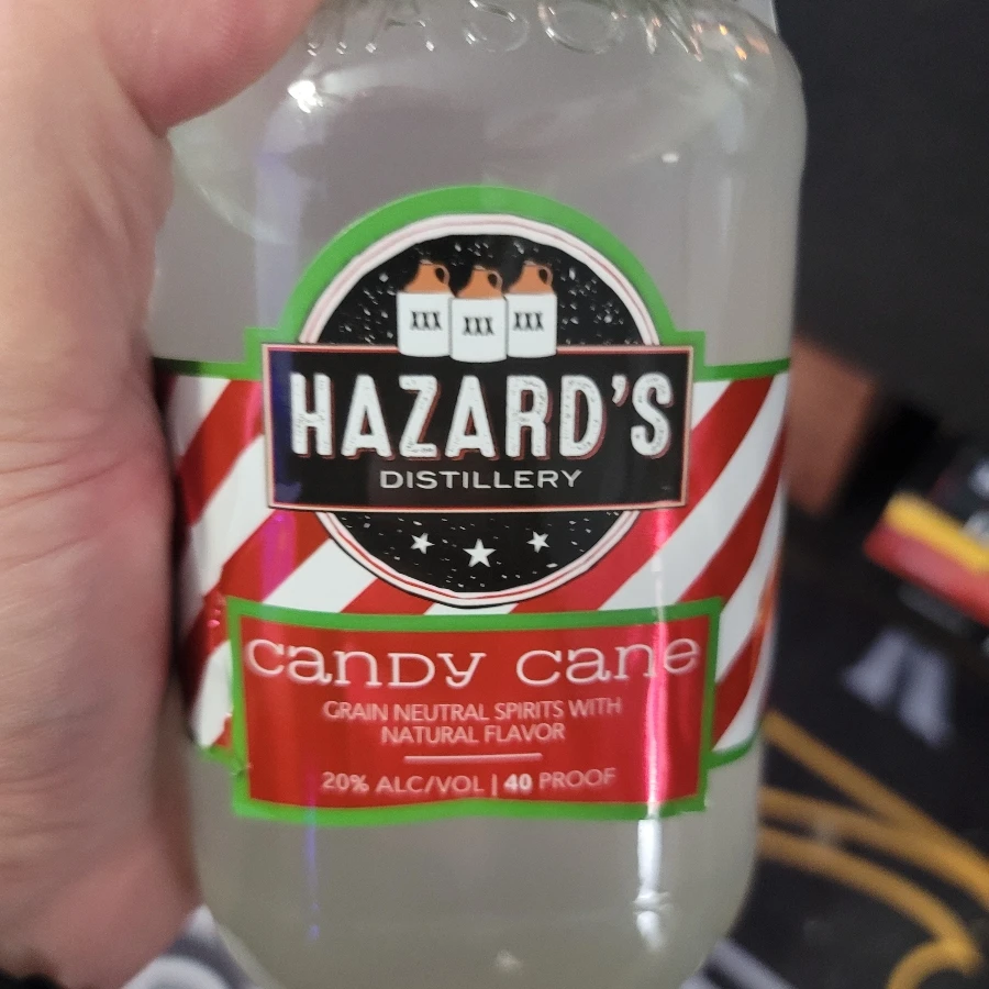 Hazard's Distillery Candy Cane Moonshine