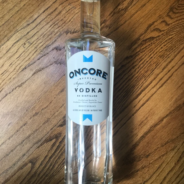 Oncore super premium Vodka