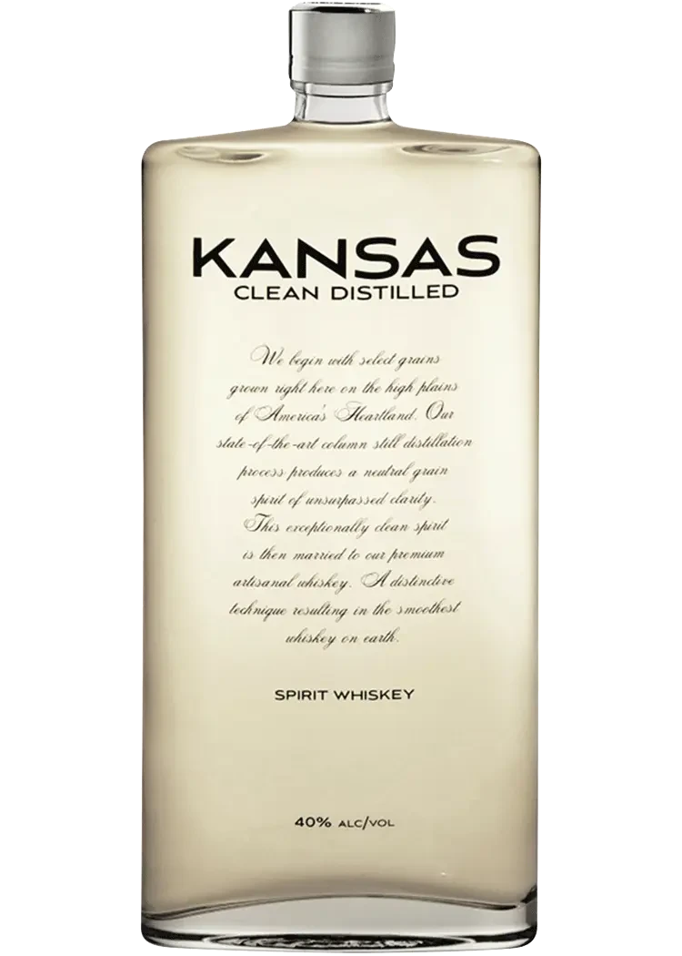 Kansas Clean Distilled Spirit Whiskey