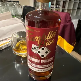 Tumblin' Dice Single Barrel Barrel Proof Straight Bourbon Whiskey Heavy Rye Mashbill Selected by The Prime Barrel