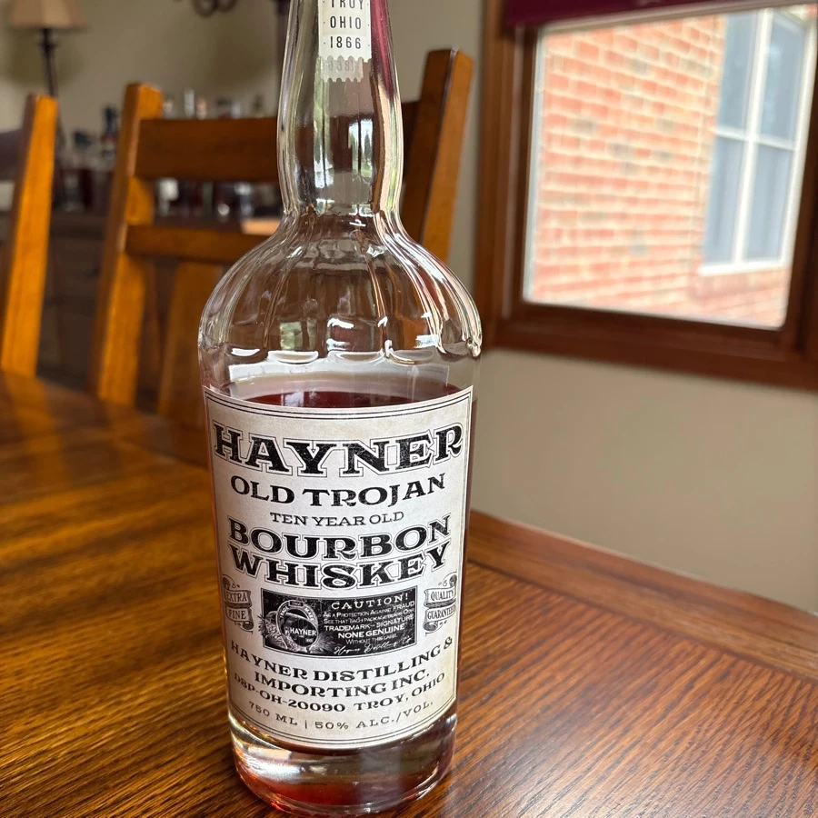 Hayner Old Trojan Bourbon Whiskey