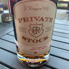 Rieger Private Stock Straight Bourbon Aged in a Tuve Vermouth Cask