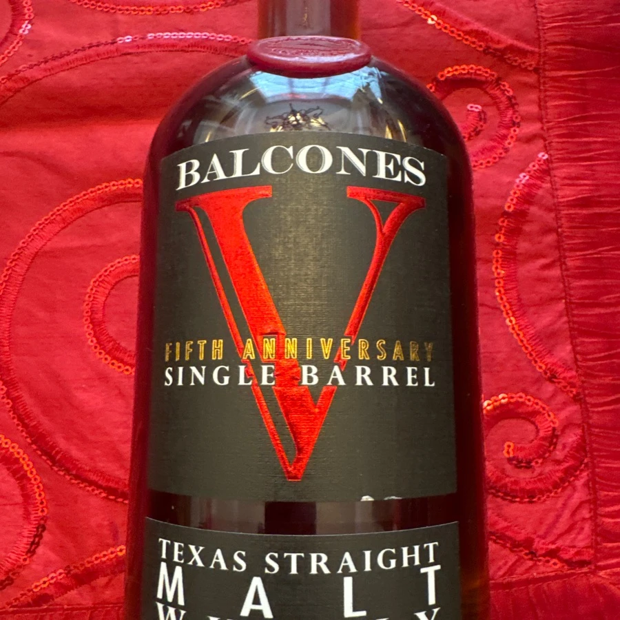 Balcones V - Fifth Anniversary Texas Straight Malt Whisky - VSM - SMK - 12/20/13 - Barrel 2696 a 140 of 204 - Chip Tate