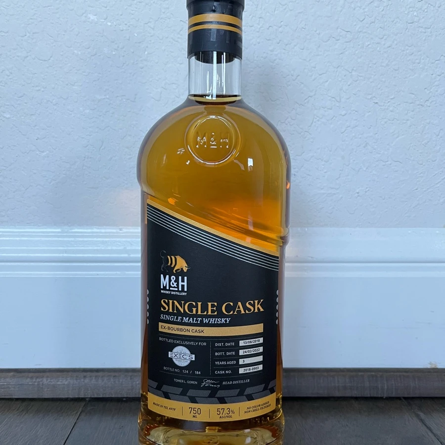 M&H Single Cask Single Malt (Exec's Whiskey Club)