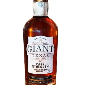 Giant Texas Cask Strength Rye Whiskey