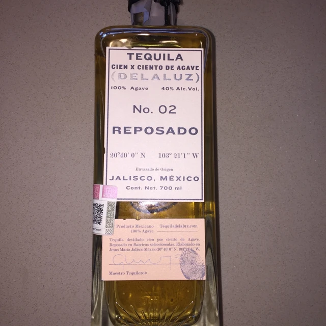 Tequila Delaluz No. 02 Reposado