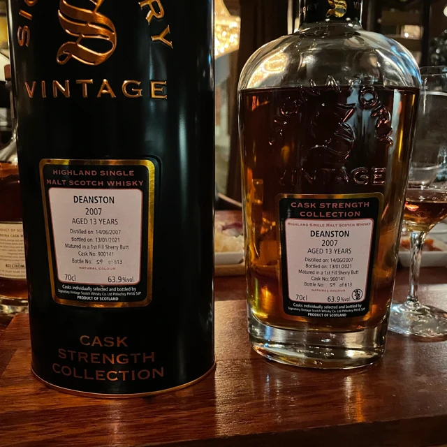 Signatory vintage deanstone 2007 13yo