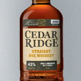 Cedar Ridge Straight Rye Whiskey