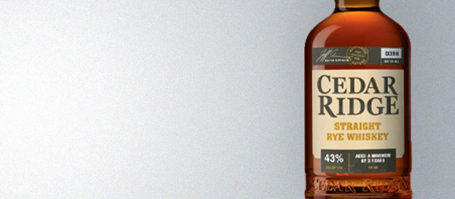 Cedar Ridge Straight Rye Whiskey