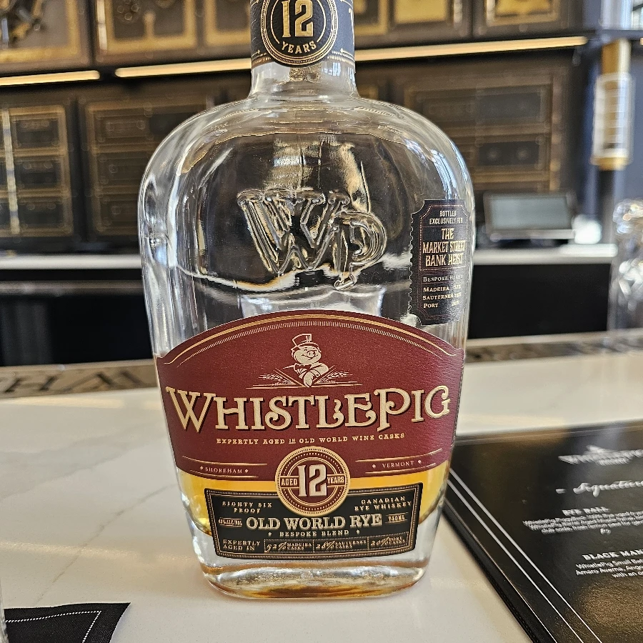 Whistlepig Bespoke Blend Aged 12 years The Market Street Bank Heist