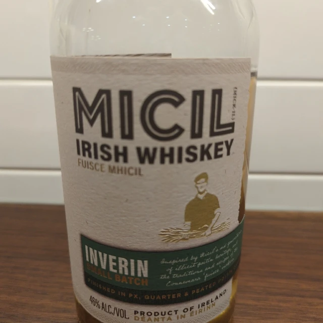 Micil Inverin Small Batch Irish Whiskey