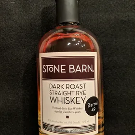 Stone Barn Dark Roast Straight Rye Whiskey