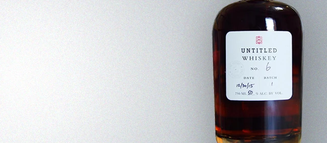 One Eight Distilling Untitled Whiskey No. 6