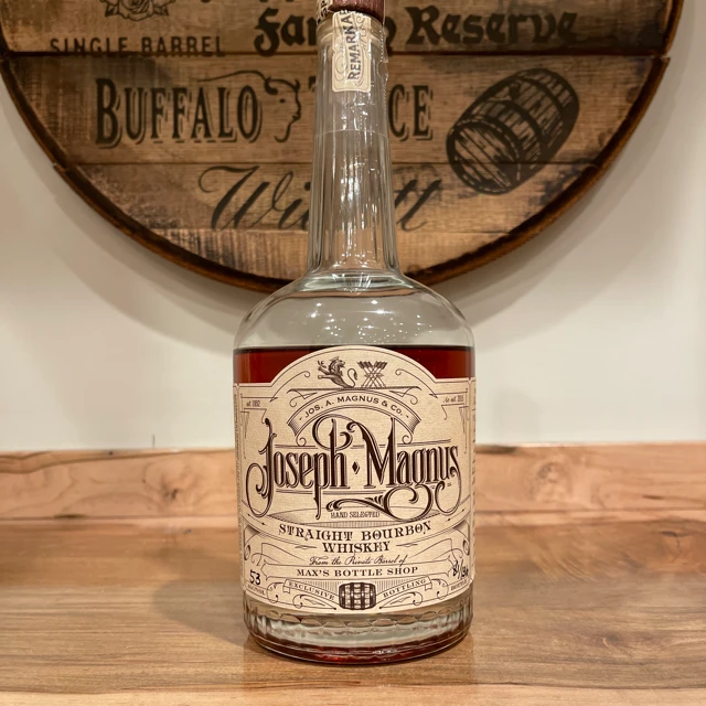Joseph Magnus Hand Selected Straight Bourbon - Max's Bottle Shop