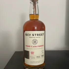 10th Street Wine cask Finish Peated Single Malt