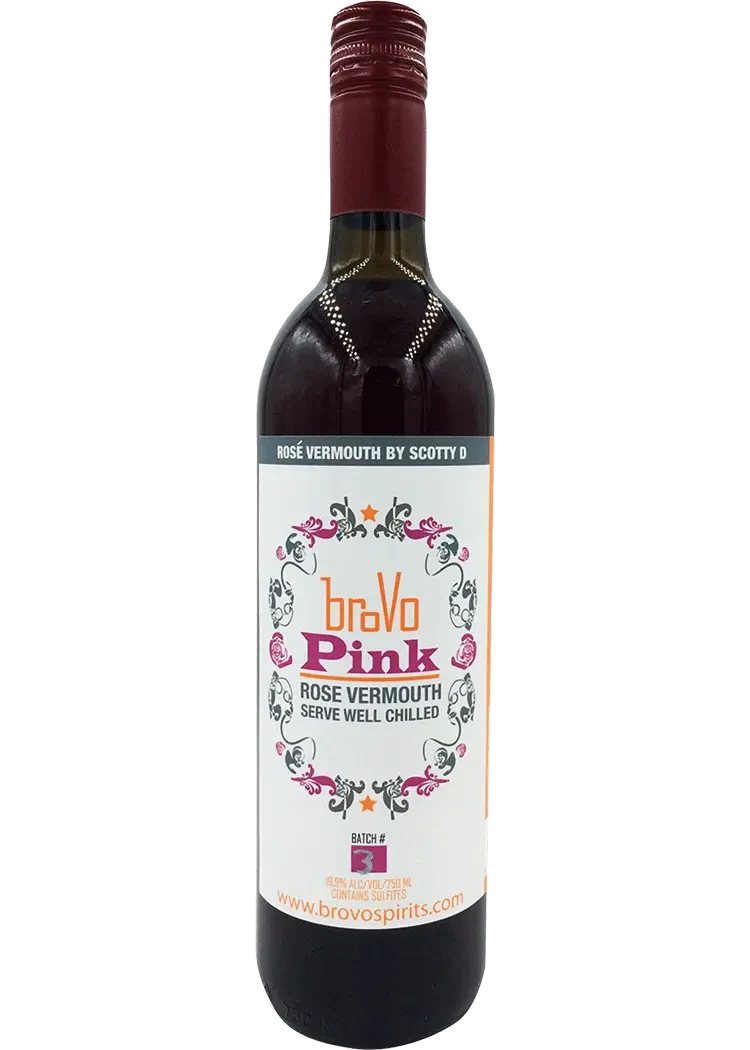 BroVo Pink Rosé Vermouth