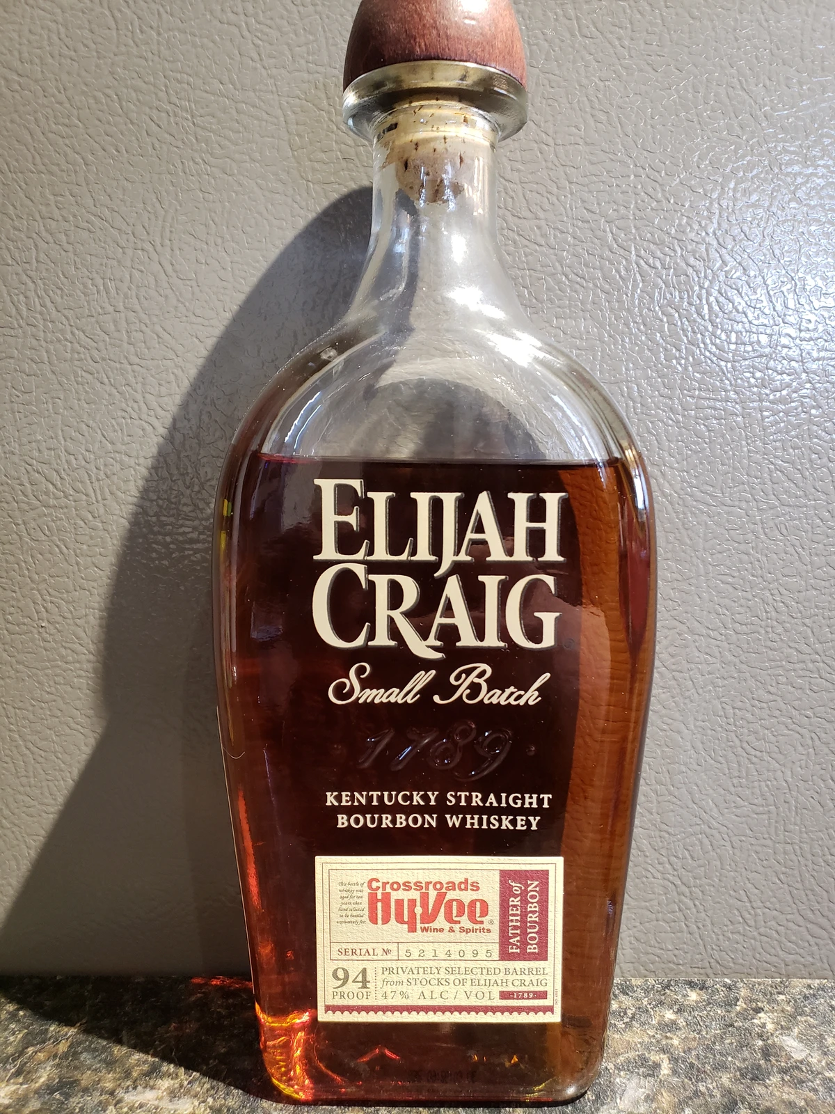 Elijah Craig Small Batch 10 Year Crossroads Hy-Vee store pick