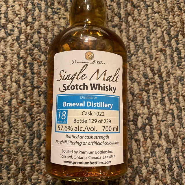 Premium Bottlers Braeval Distillery 18 Years Bottled 2008