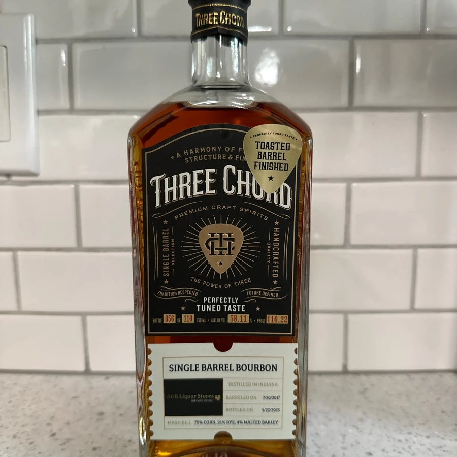 Three Chord Single Barrel A&B Liquor/TOASTED