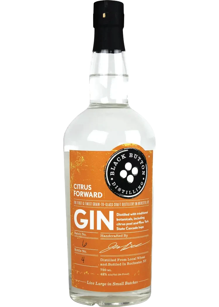 Black Button Citrus Forward Gin