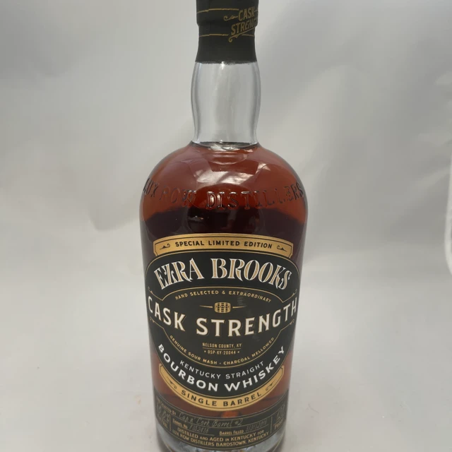 Ezra Brooks Cask Strength Kentucky Straight Bourbon Whiskey (Cap n' Cork Pick)