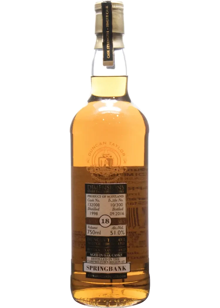 Duncan Taylor Dimensions Springbank 18 Yo
