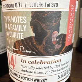 SMWS 6.71 Twin Notes of a Family Favorite (Macduff)