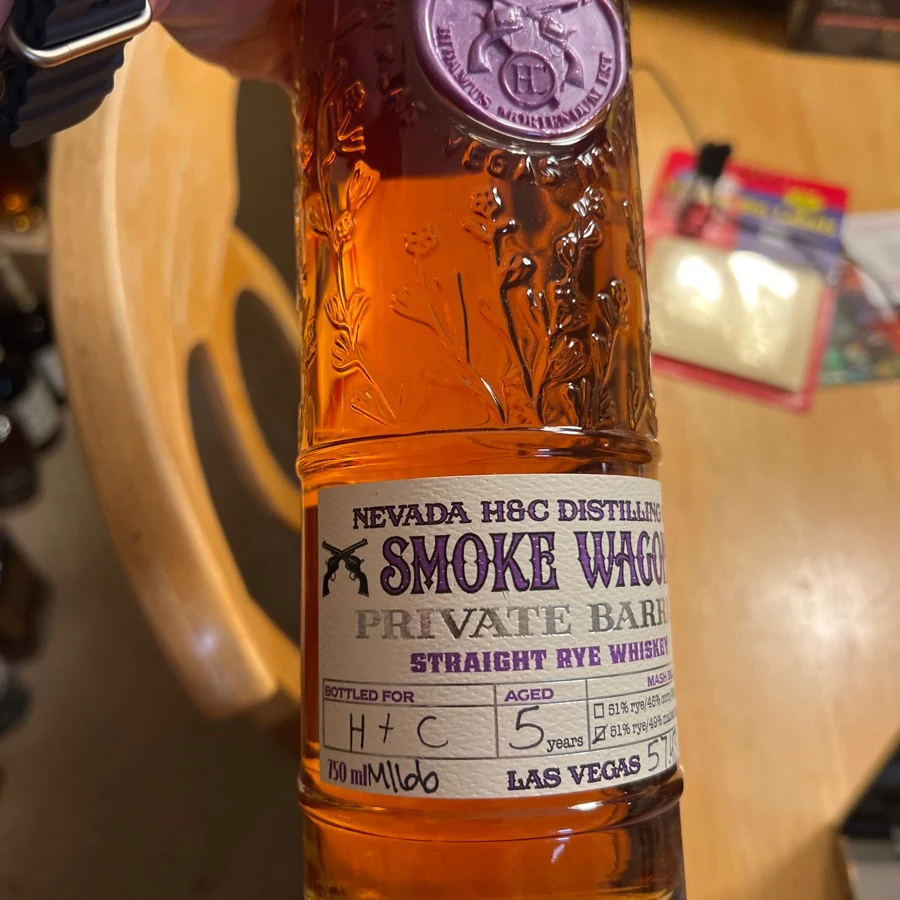 Smoke Wagon Private Barrel Straight Rye Whiskey (M166)