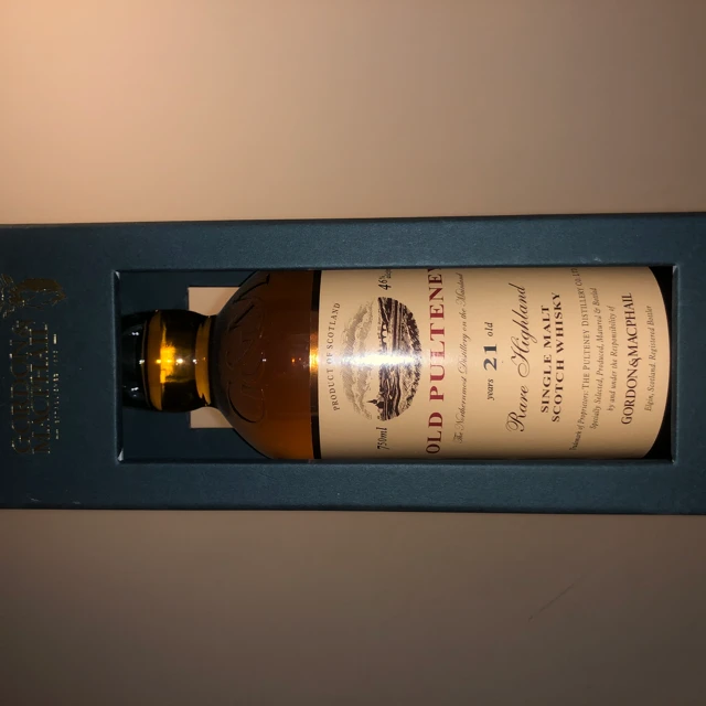 Old Pulteney 21 Year Distillery Labels (Gordon & MacPhail)