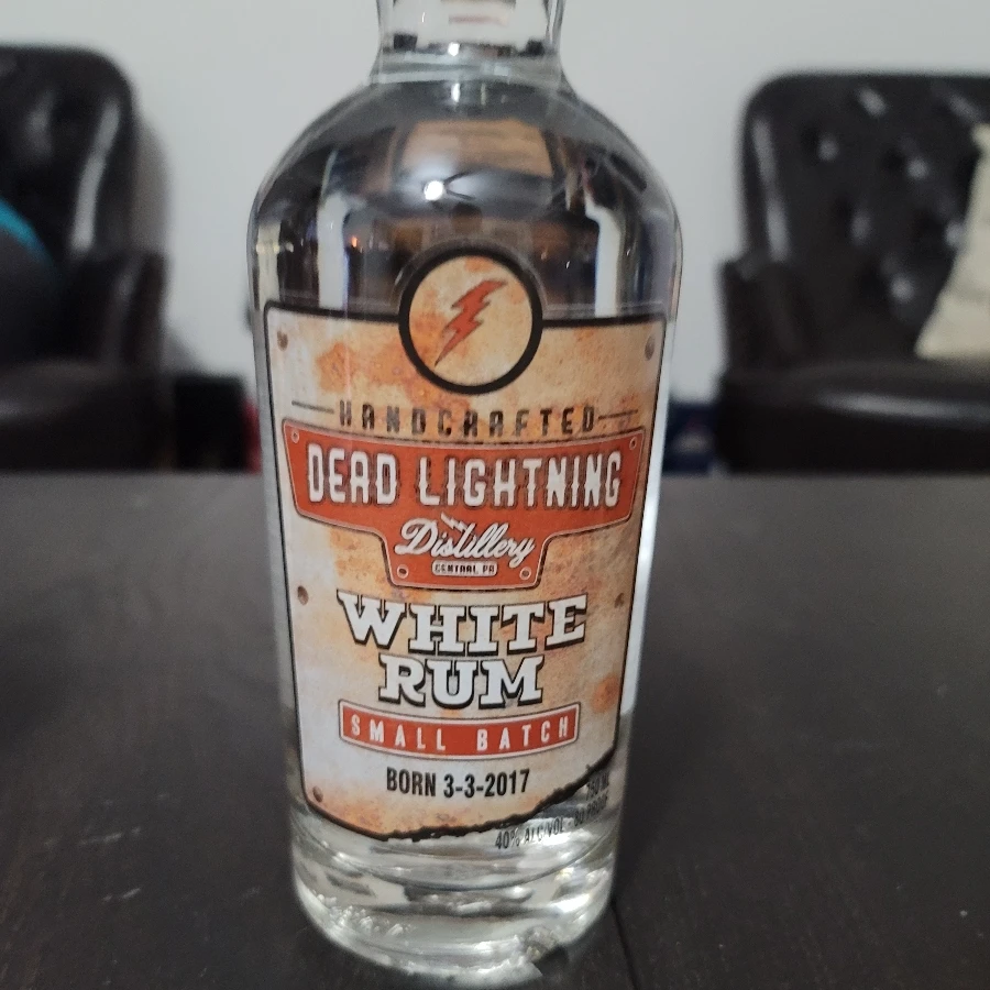 Dead Lightning Distillery White Rum Small Batch