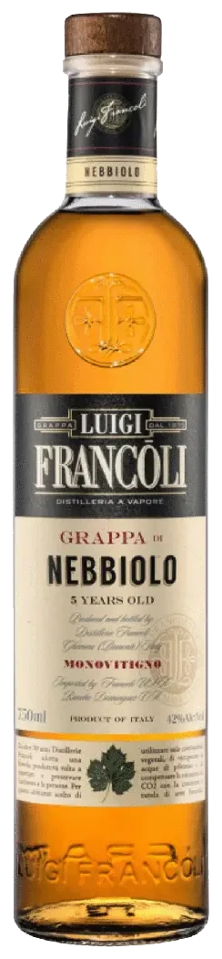 Francoli Grappa Nebbiolo