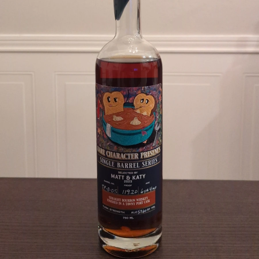 Rare Character Single Barrel Straight Bourbon Whiskey Finished in a Tawny Port Cask
